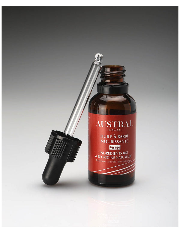 Huile à barbe nourrissante bio